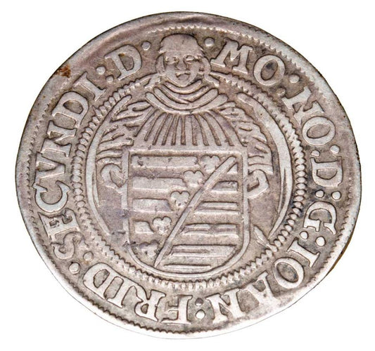 Grosz 1562 Jan Fryderyk II Niemcy Saksonia Saalfeld