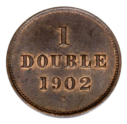 1 double 1902 Wielka Brytania Guernsey Birmingham H