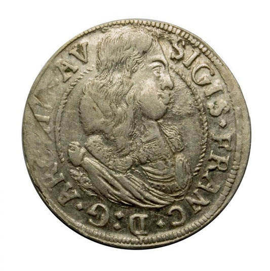 3 krajcary 1665 Zygmunt Franciszek Austria Tyrol Hall