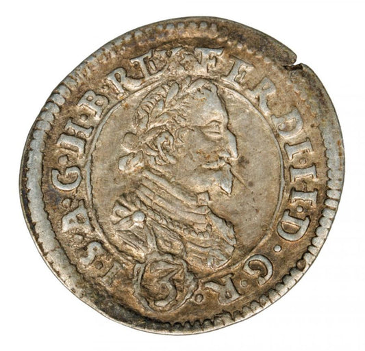 3 krajcary 1625 Ferdynand II Habsburg Austria Graz