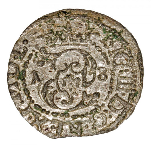 Szeląg 1618 Zygmunt III Waza Litwa Wilno