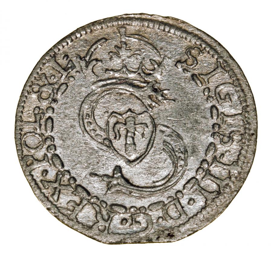 Szeląg 1610 Fryderyk i Wilhelm Kettler Kurlandia Mitawa