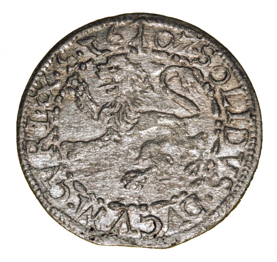 Szeląg 1610 Fryderyk i Wilhelm Kettler Kurlandia Mitawa
