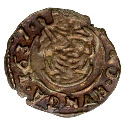 Denar 1637 Ferdynand II Habsburg Węgry Kremnica