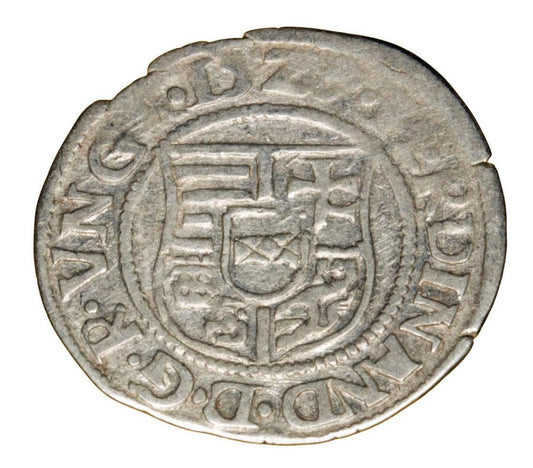 Denar 1529 Ferdynand I Habsburg Węgry Kremnica