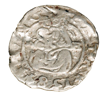 Denar 1584 Rudolf II Habsburg Węgry Kremnica