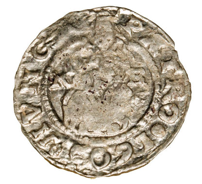 Denar 1603 Rudolf II Habsburg Węgry Kremnica