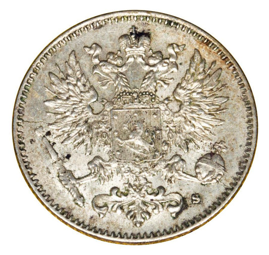 50 pennia 1916 Mikołaj II Finlandia rosyjska Helsinki