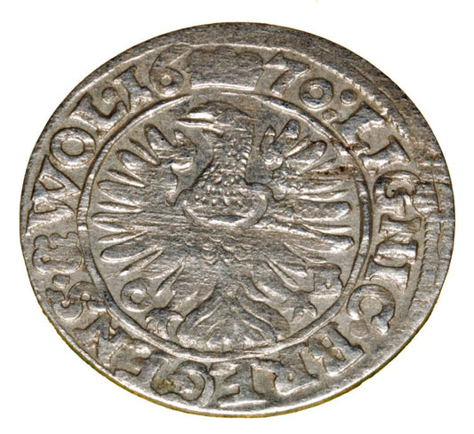 3 krajcary 1670 Chrystian Wołowski Brzeg