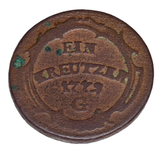 1 krajcar 1772 Maria Teresa Austria Bawaria Brunzburg