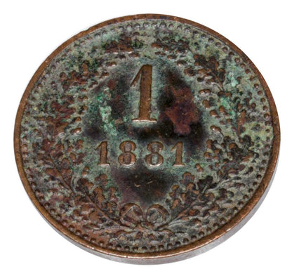 1 krajcar 1861 Franciszek Józef I Austria Wiedeń