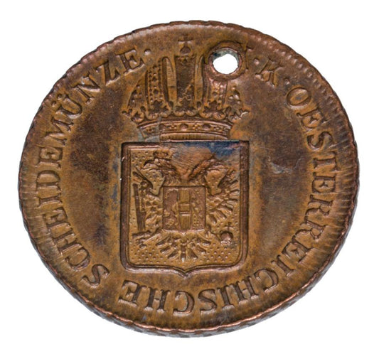 1/2 krajcara 1816 Franciszek II Habsburg Austria Wiedeń