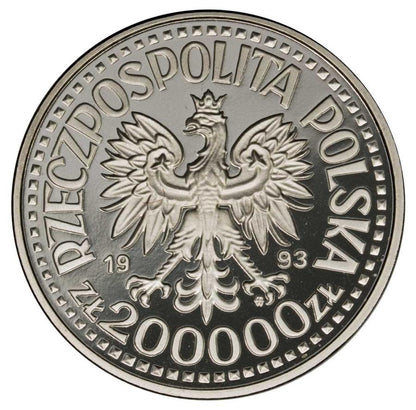 200.000 złotych 1993 Polska Kazimierz IV Jagiellończyk próba