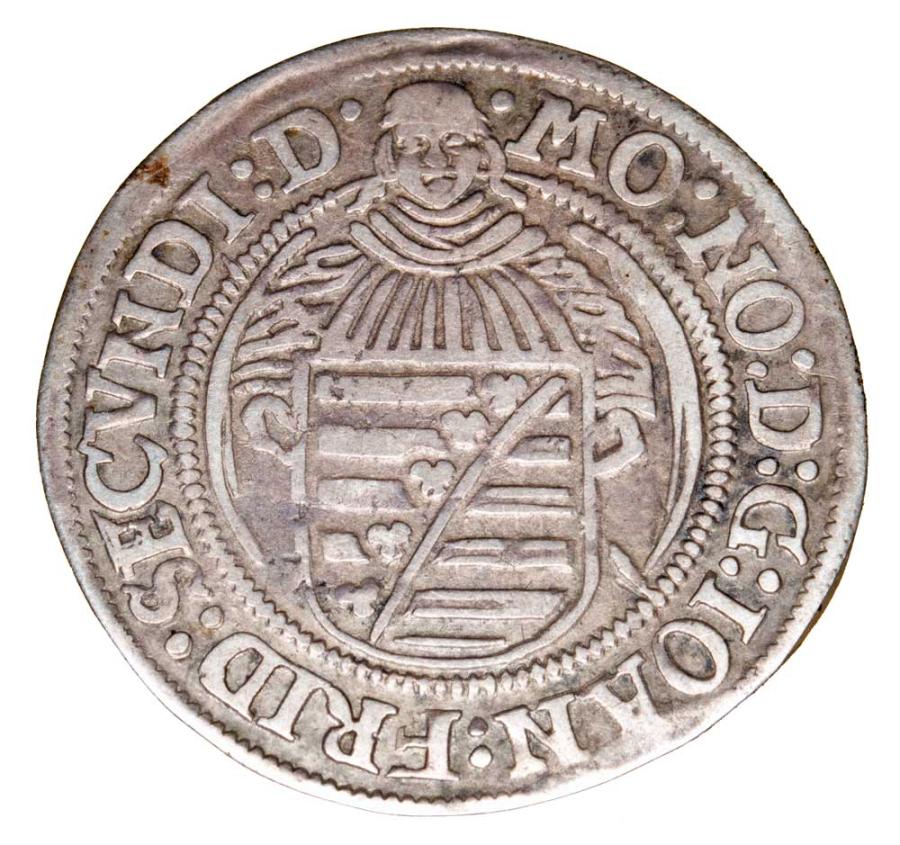 Grosz 1562 Jan Fryderyk II Niemcy Saksonia Saalfeld