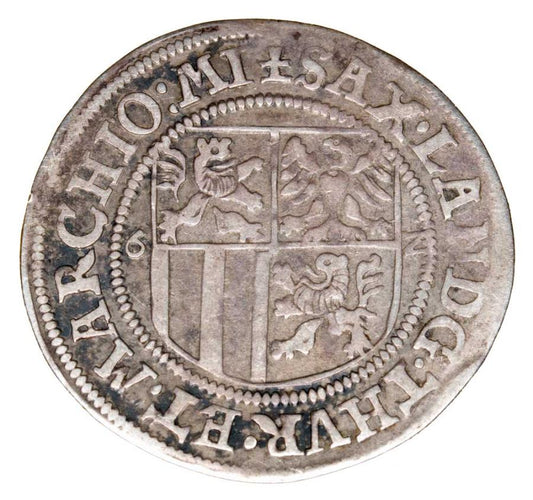 Grosz 1562 Jan Fryderyk II Niemcy Saksonia Saalfeld