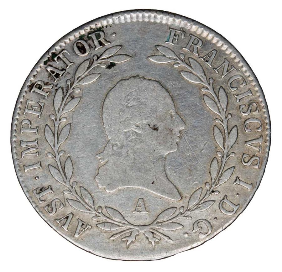 20 koron 1809 Franciszek II Habsburg Austria Wiedeń A