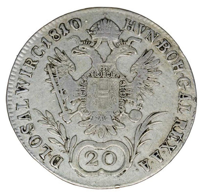 20 koron 1810 Franciszek II Habsburg Austria Wiedeń A