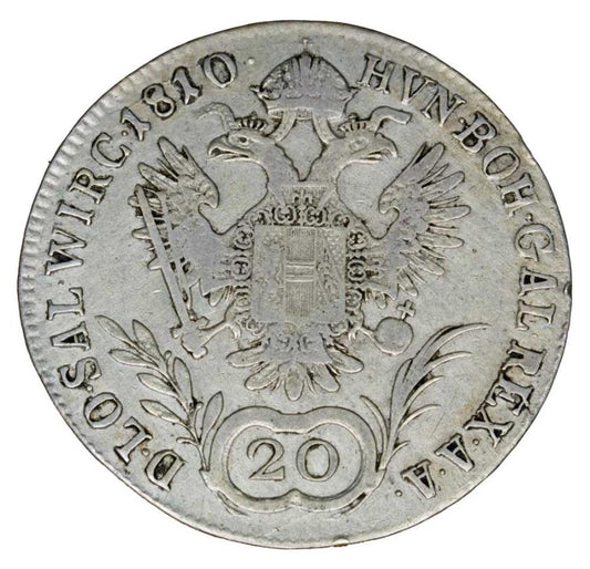 20 koron 1810 Franciszek II Habsburg Austria Wiedeń A