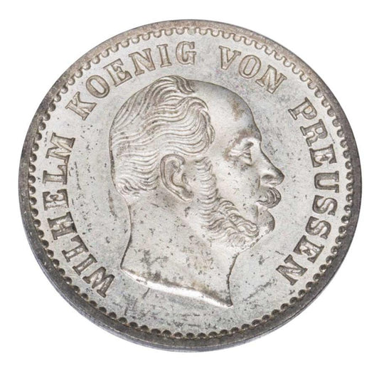 2 1/2 grosza srebrnego 1861 Wilhelm I Niemcy Berlin A