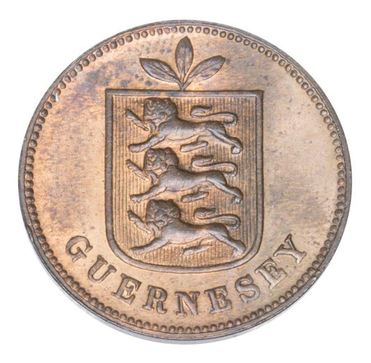 1 double 1889 Wielka Brytania Guernsey Birmingham H