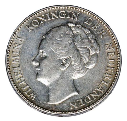 1 gulden 1931 Wilhelmina Orańska-Nassau Holandia Utrecht