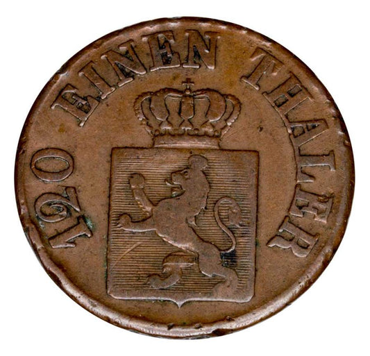 3 halerze 1850 Fryderyk Wilhelm I Niemcy Hesja Kassel
