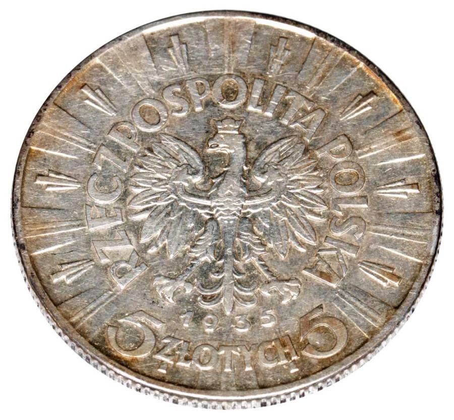 5 złotych 1935 II RP Warszawa Józef Piłsudski