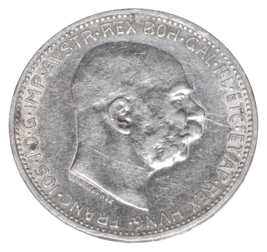 1 korona 1912 Franciszek Józef I Austria Wiedeń